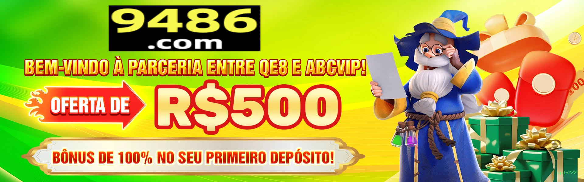 Bônus e prêmios spin777